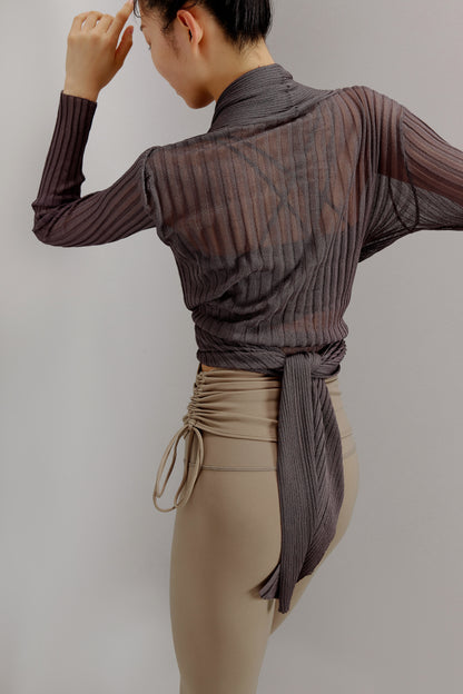Ballet Ribbed Cardigan