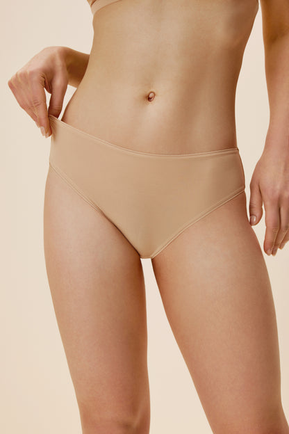 women in almond brief 