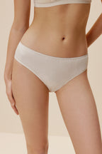 women in white brief