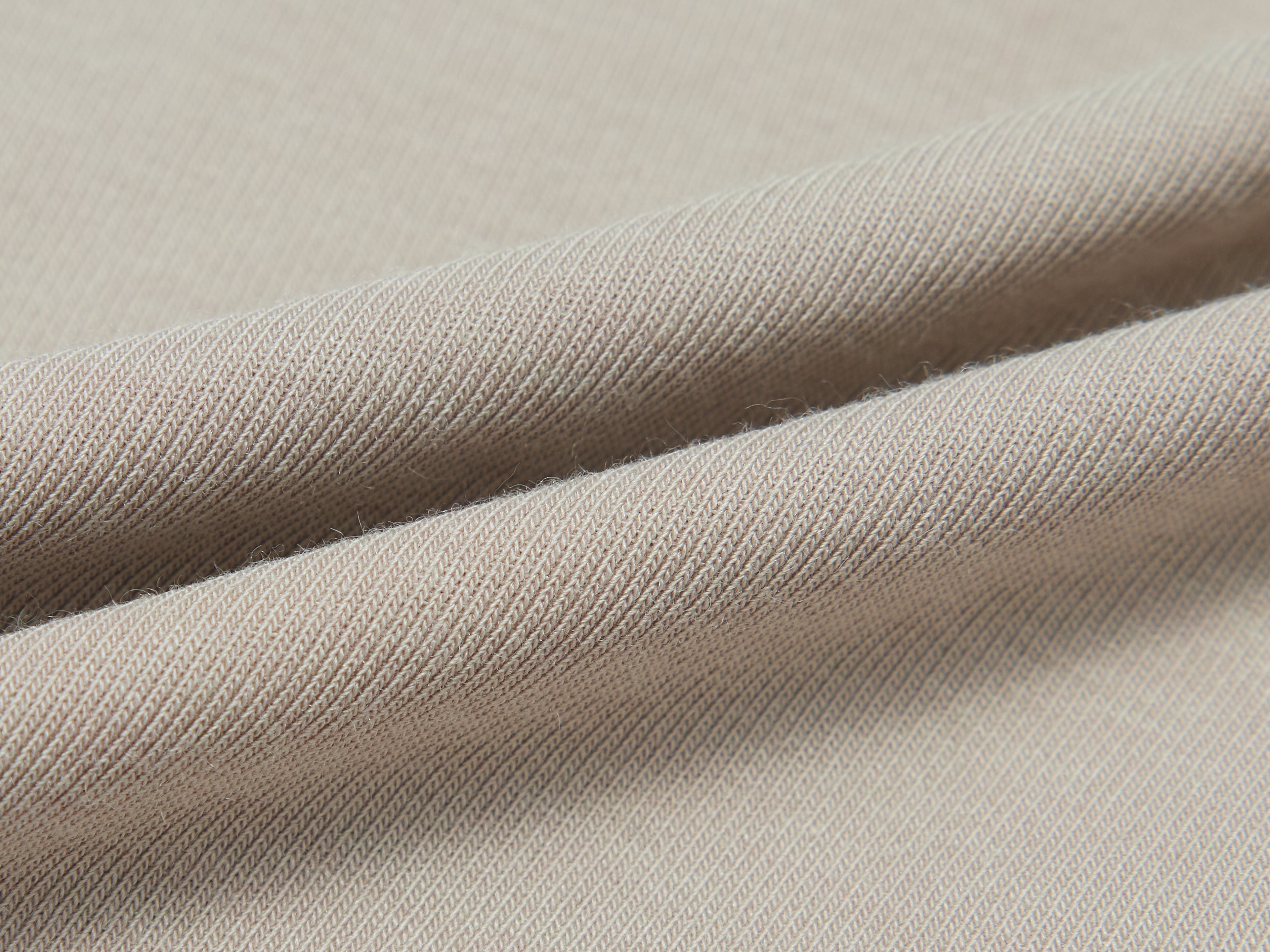 Close-up of light gray fabric