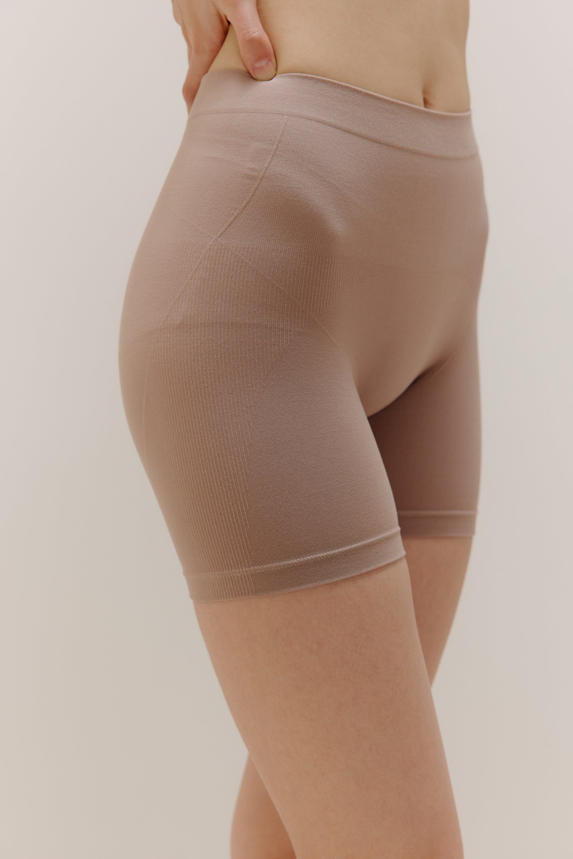 Vero Moda seamless smoothing shorts in beige