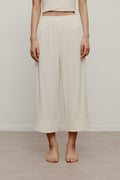 off white pajama pants