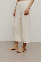 off white pajama pants