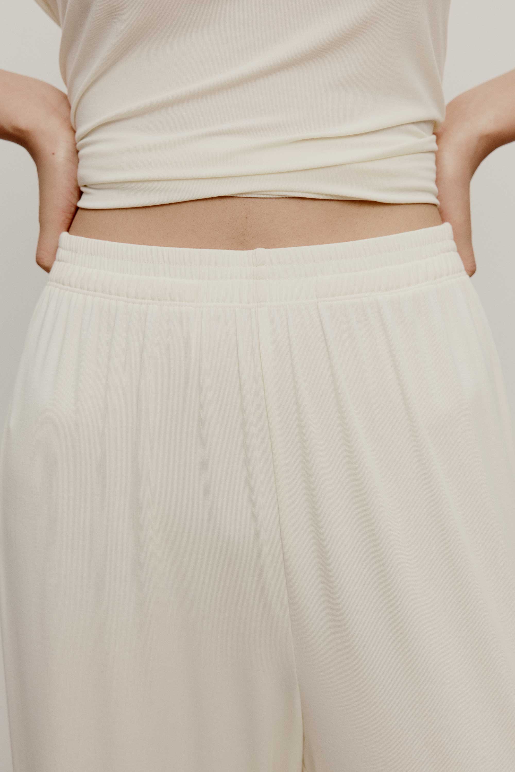 close up of the pajama pants