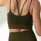 back of sports bra