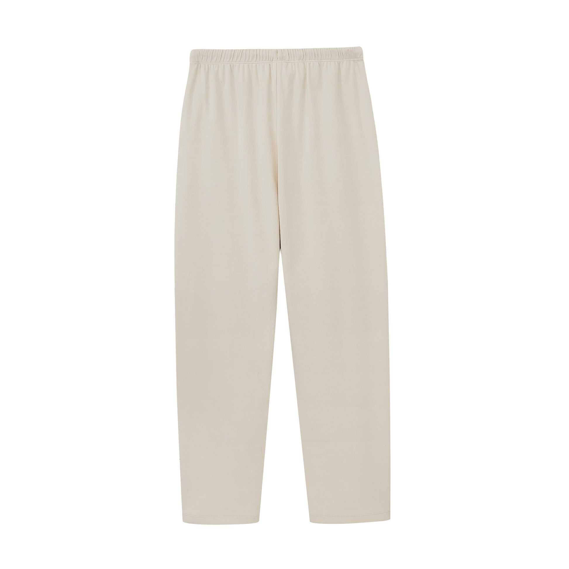 a pair of cream color pants 