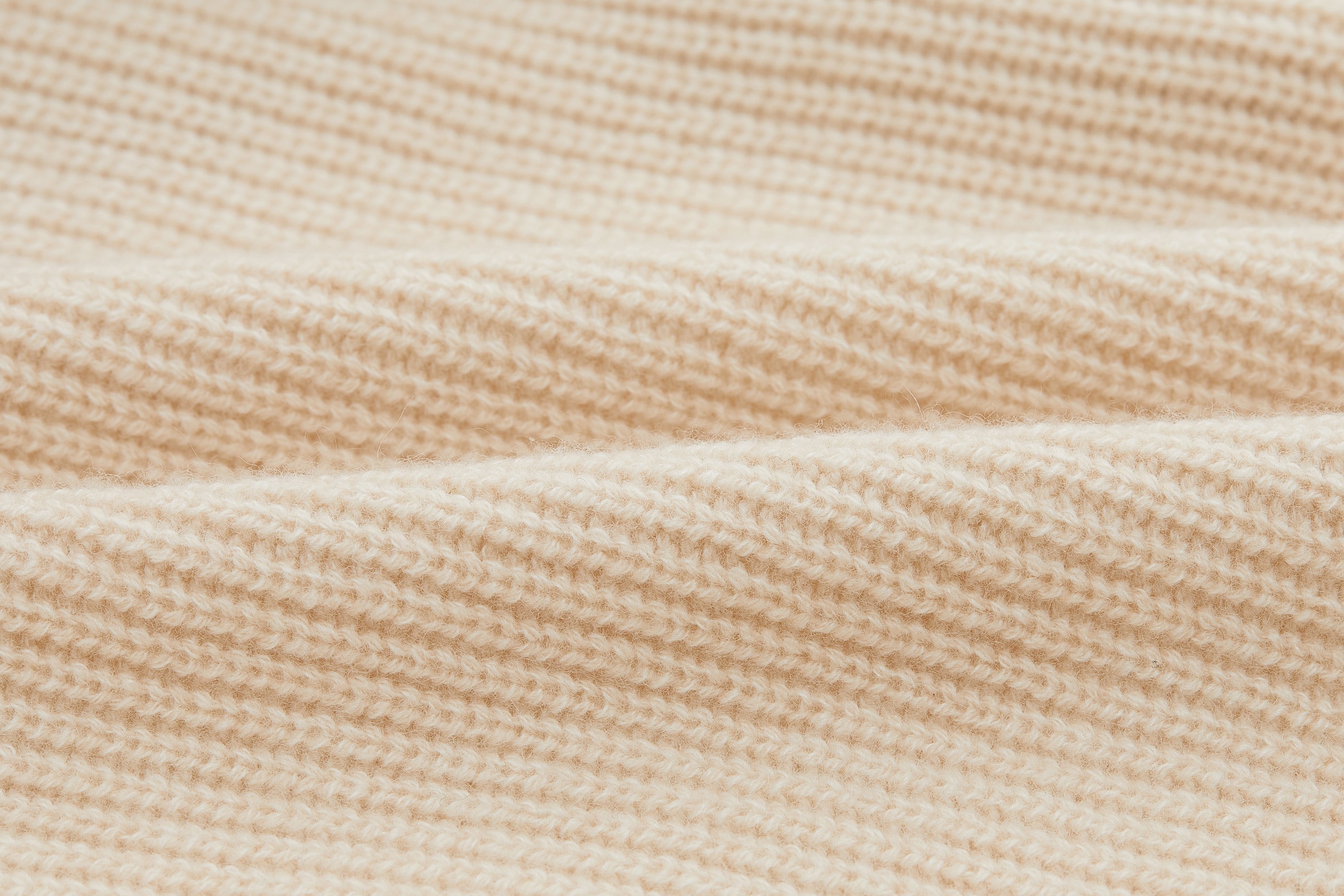 close up of the cream fabric