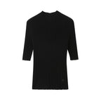 black sweater