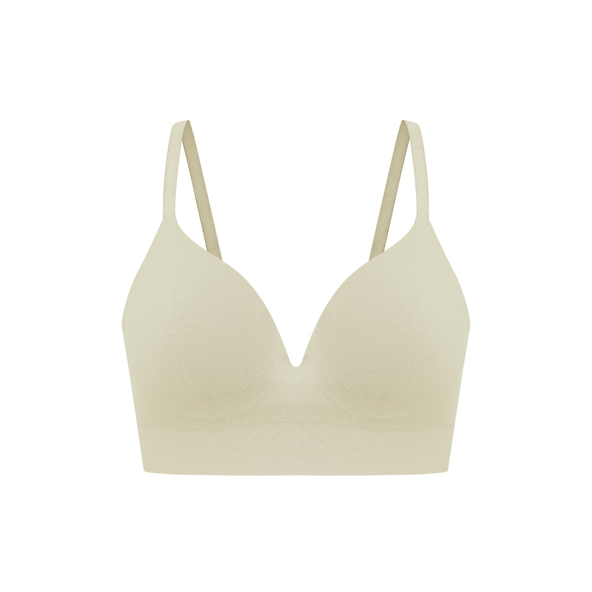 a cream color bra