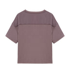 back of purple pajama t-shirt
