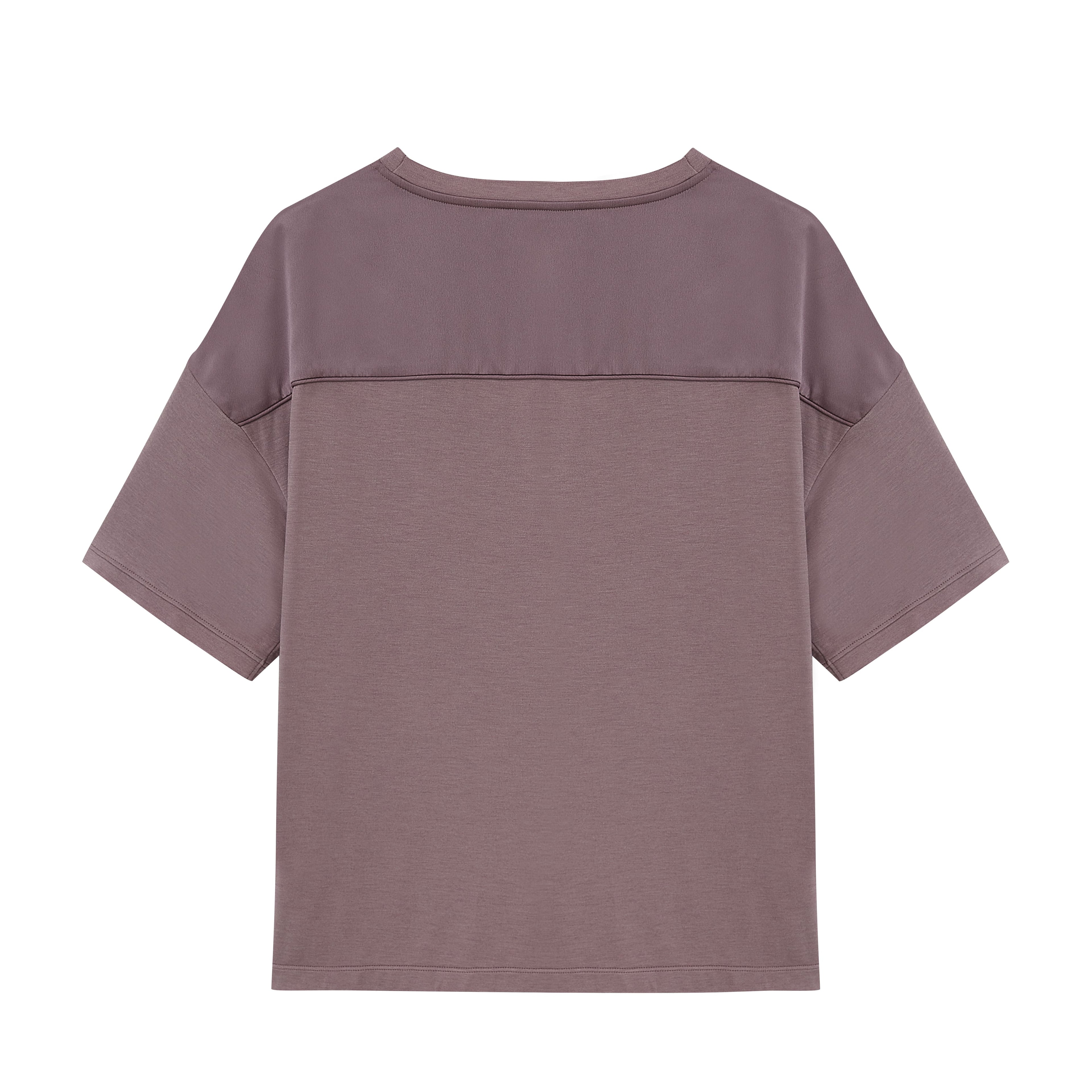back of purple pajama t-shirt