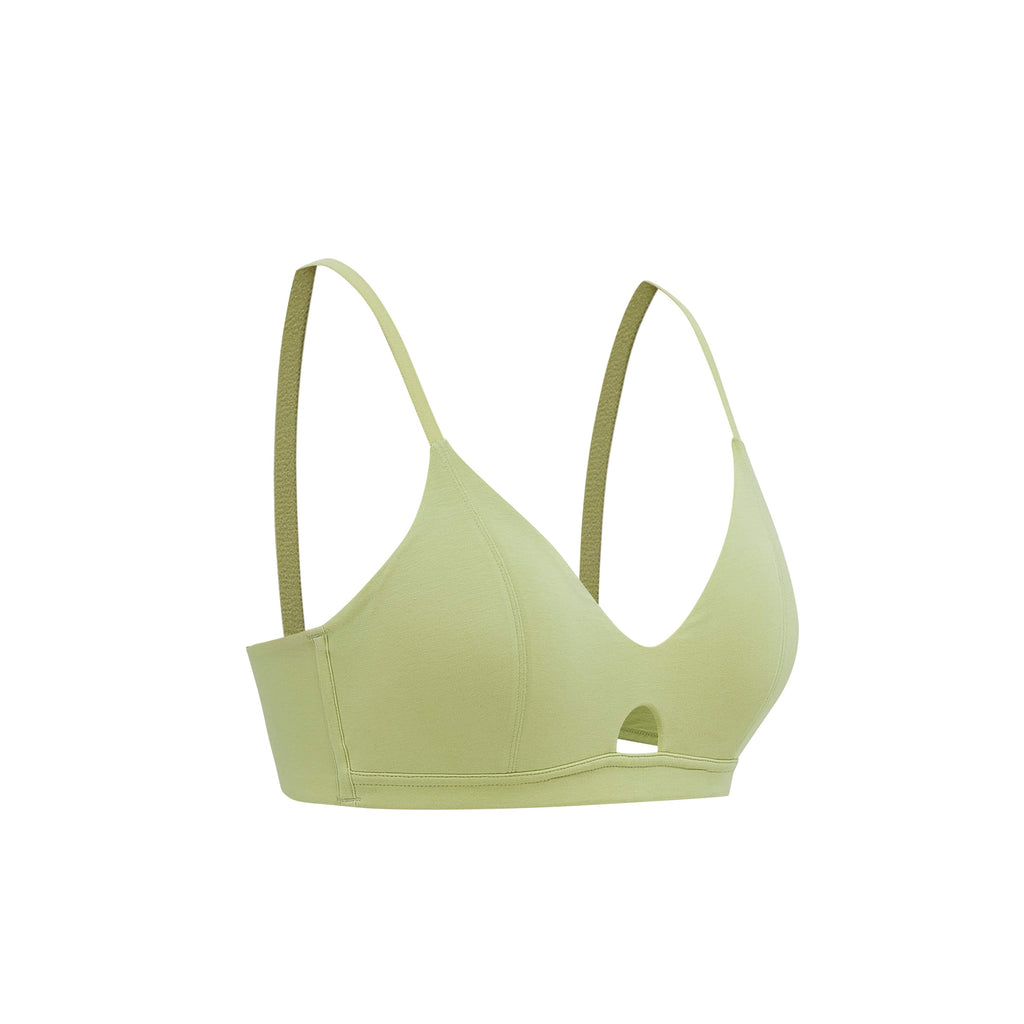 side of green bra