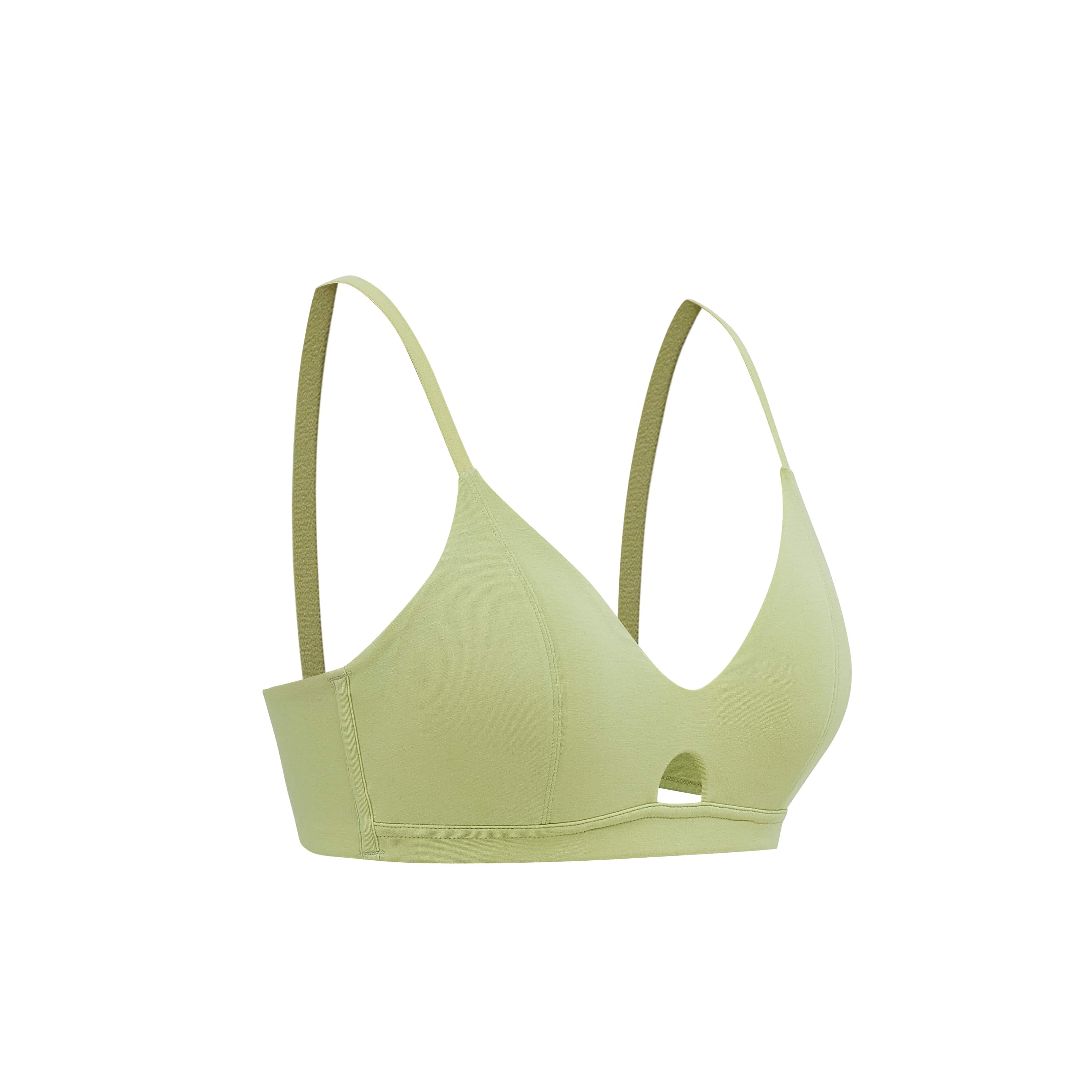 side of green bra