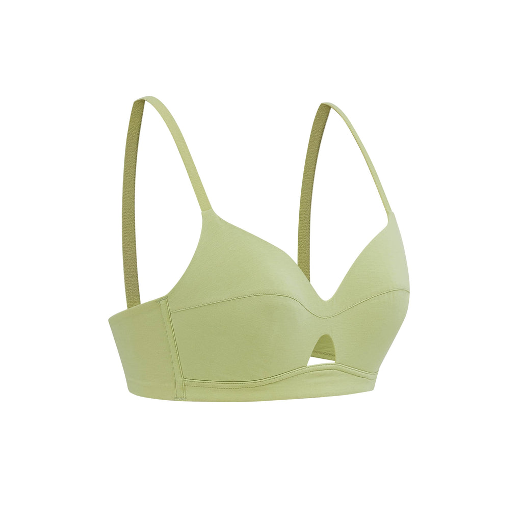 side of green bra