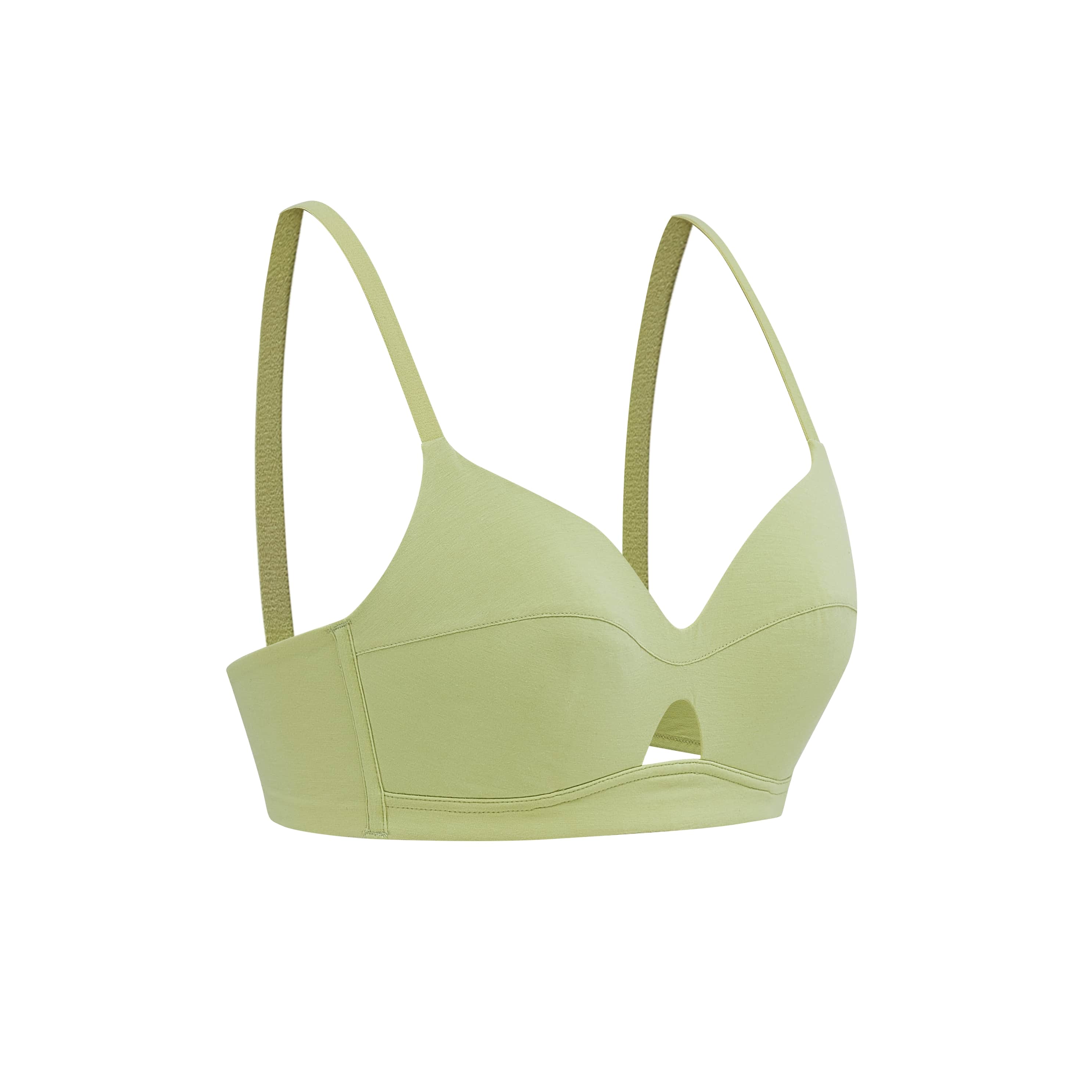 side of green bra