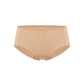 Flat lay image of tan underwear