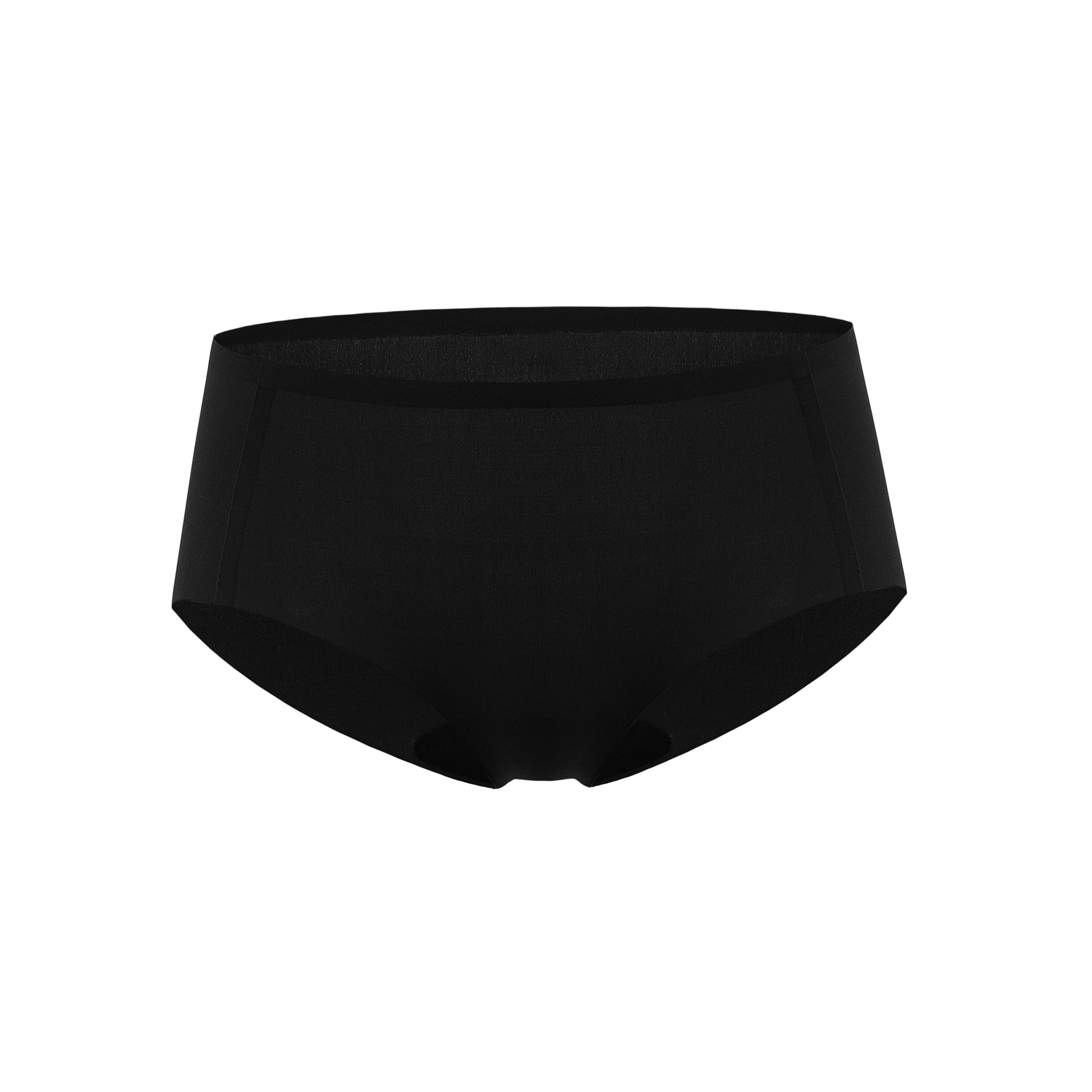 Flat lay image of Black underwear