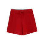 red shorts