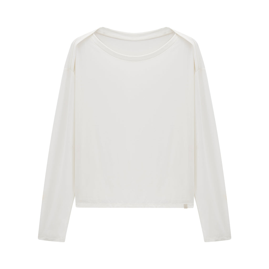 Flat lay of white top