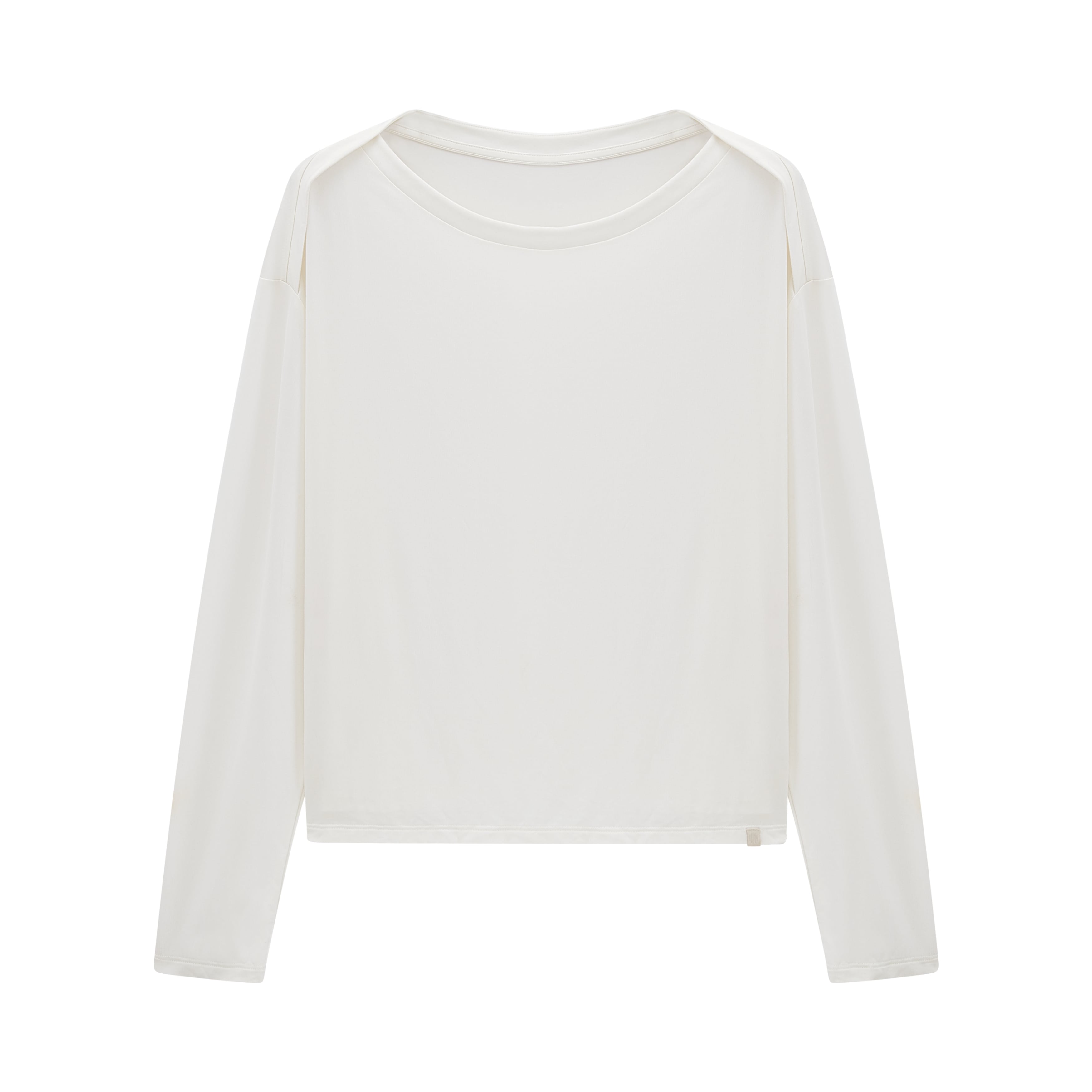 Flat lay of white top