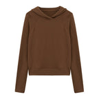 a brown top