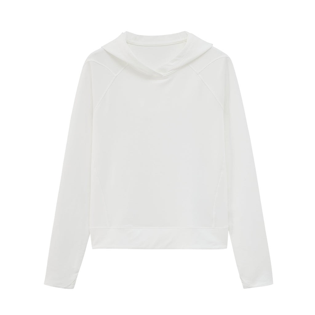 a white top