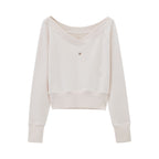 flat lay of white top