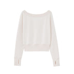 flat lay of white top
