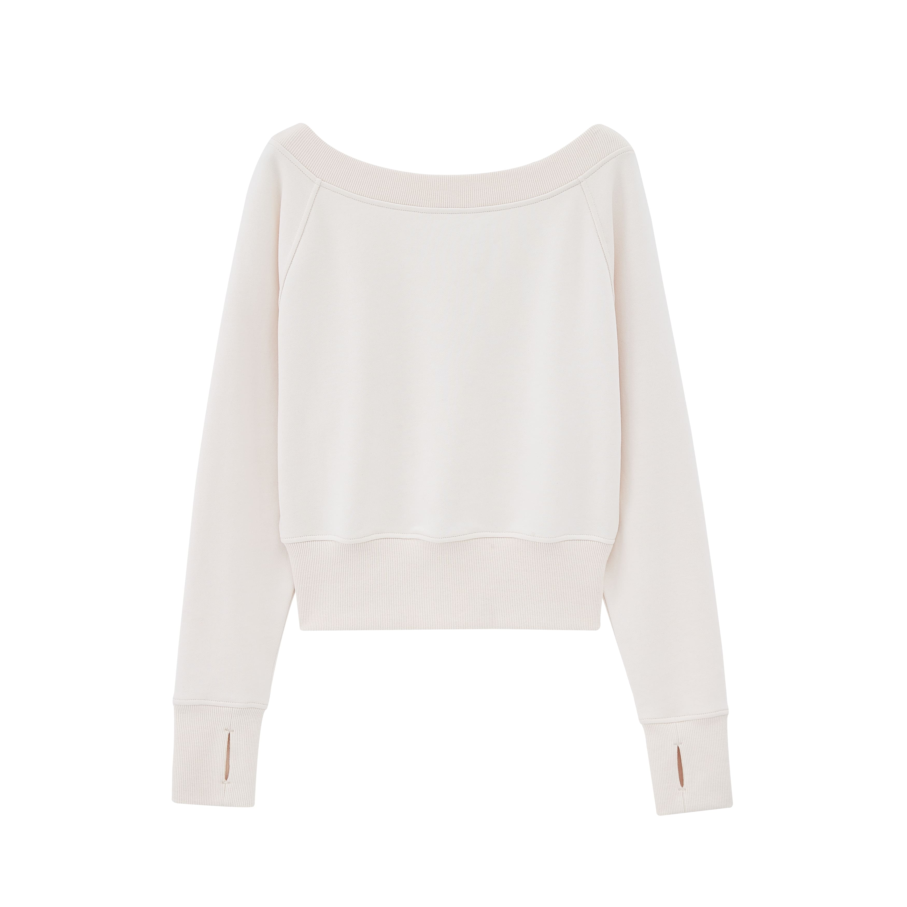 flat lay of white top