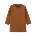 a brown top