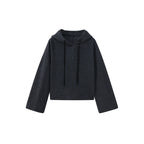 black sweatshirt