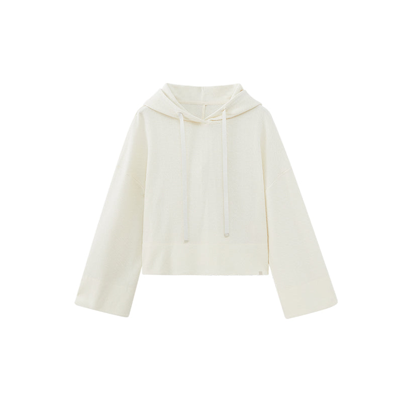 white sweatshirt