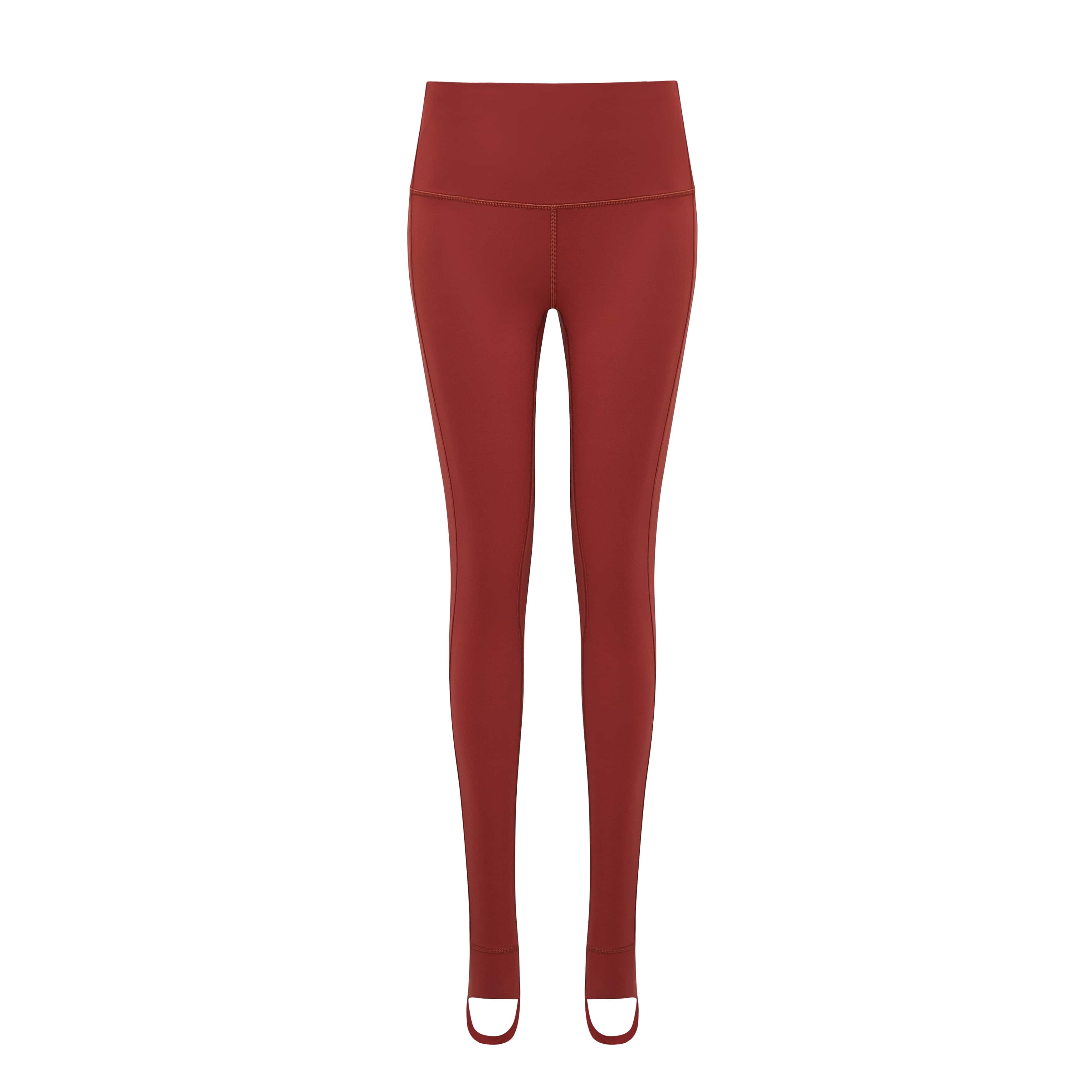 A pair of orange leggings