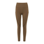 A pair of brown leggings