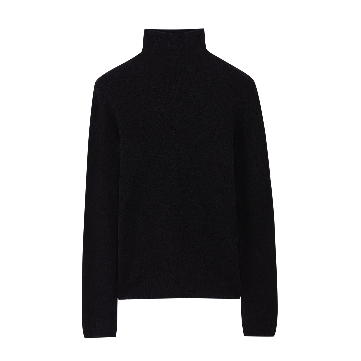 Classic Merino Wool Jacquard Turtleneck Sweater