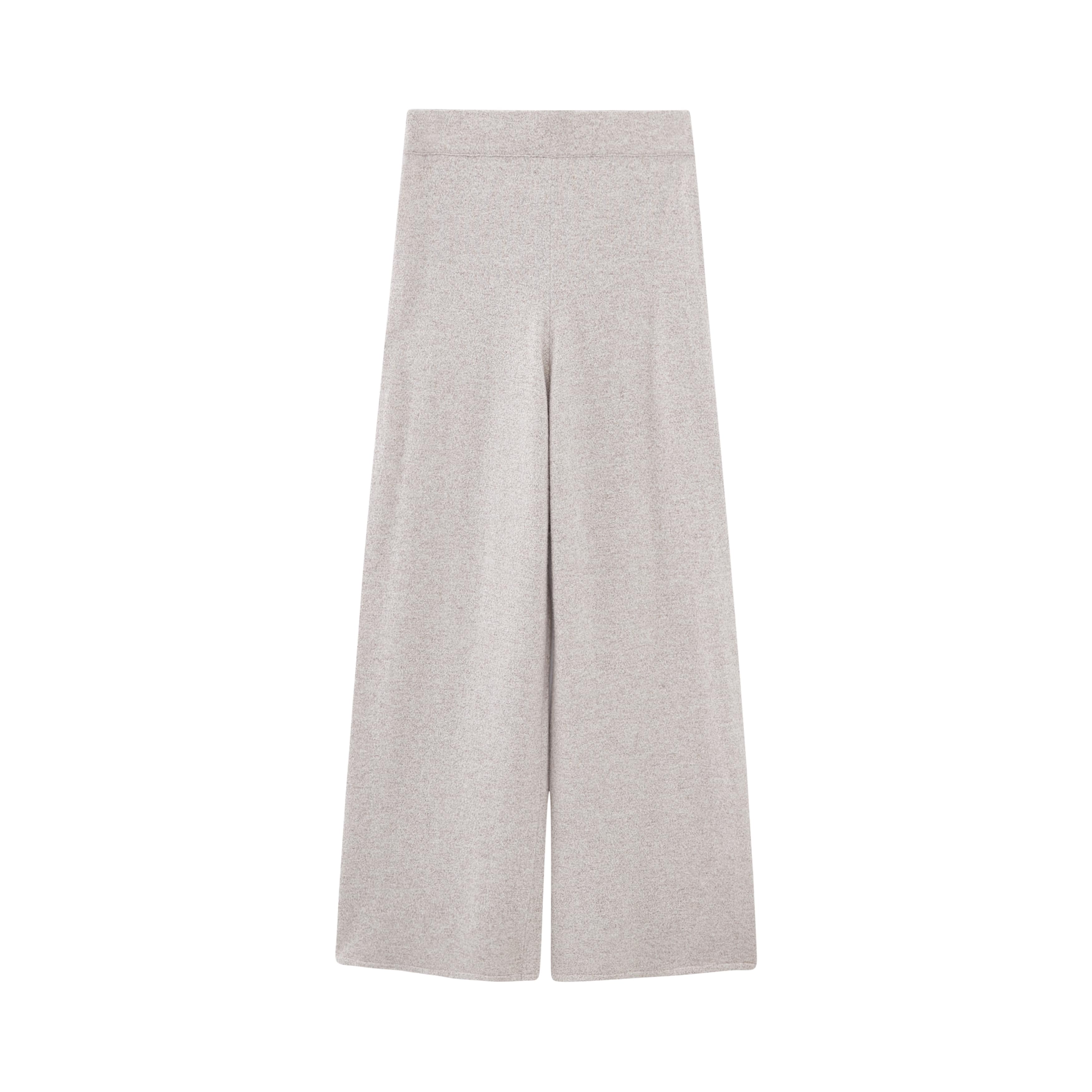 off white wide-leg pants