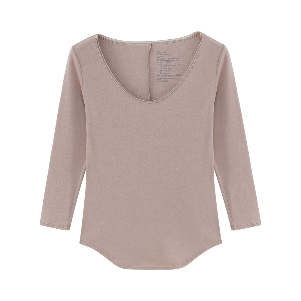 flat lay of chai thermal underwear top