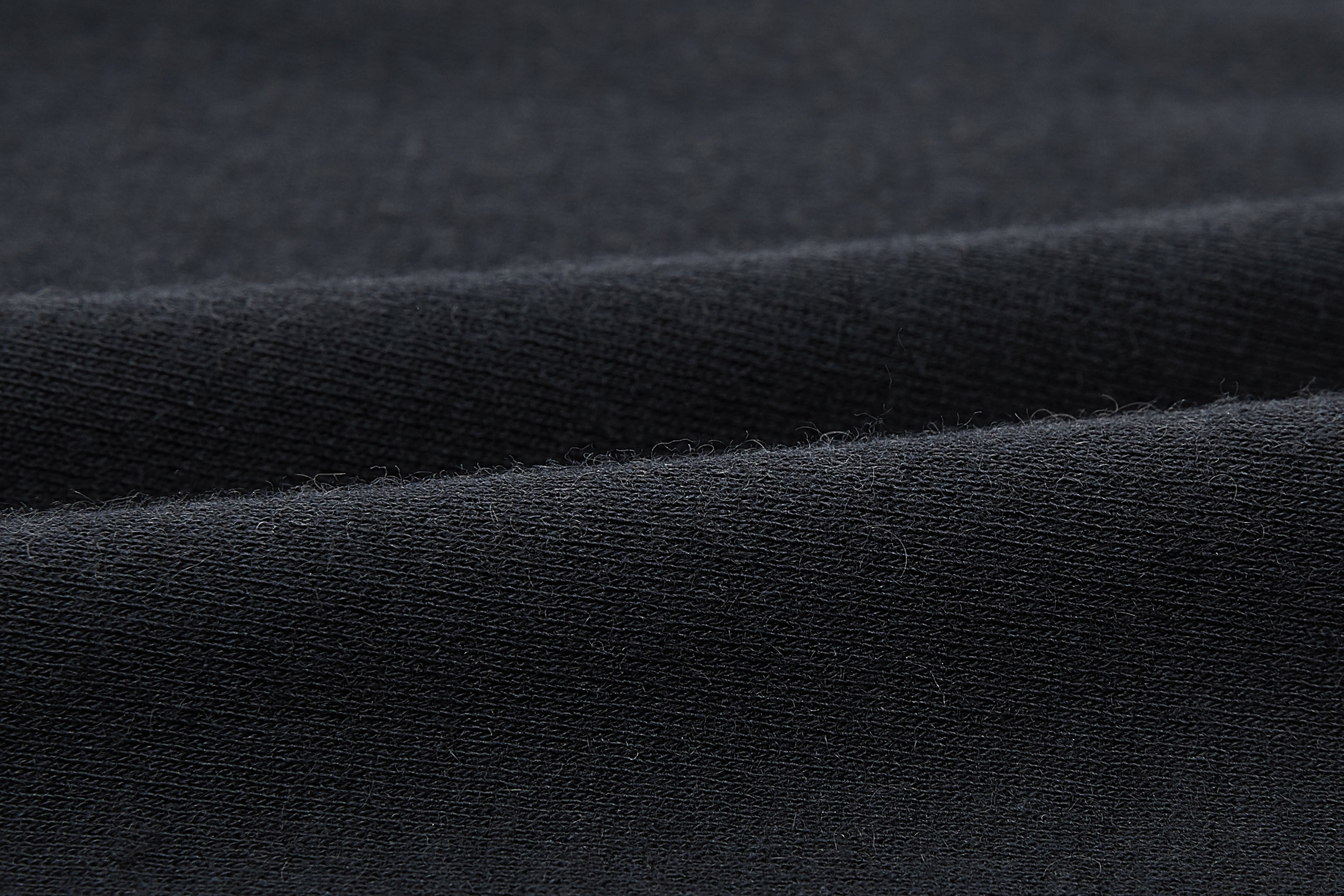 swatch of black Cashmere Thermal Underwear Top