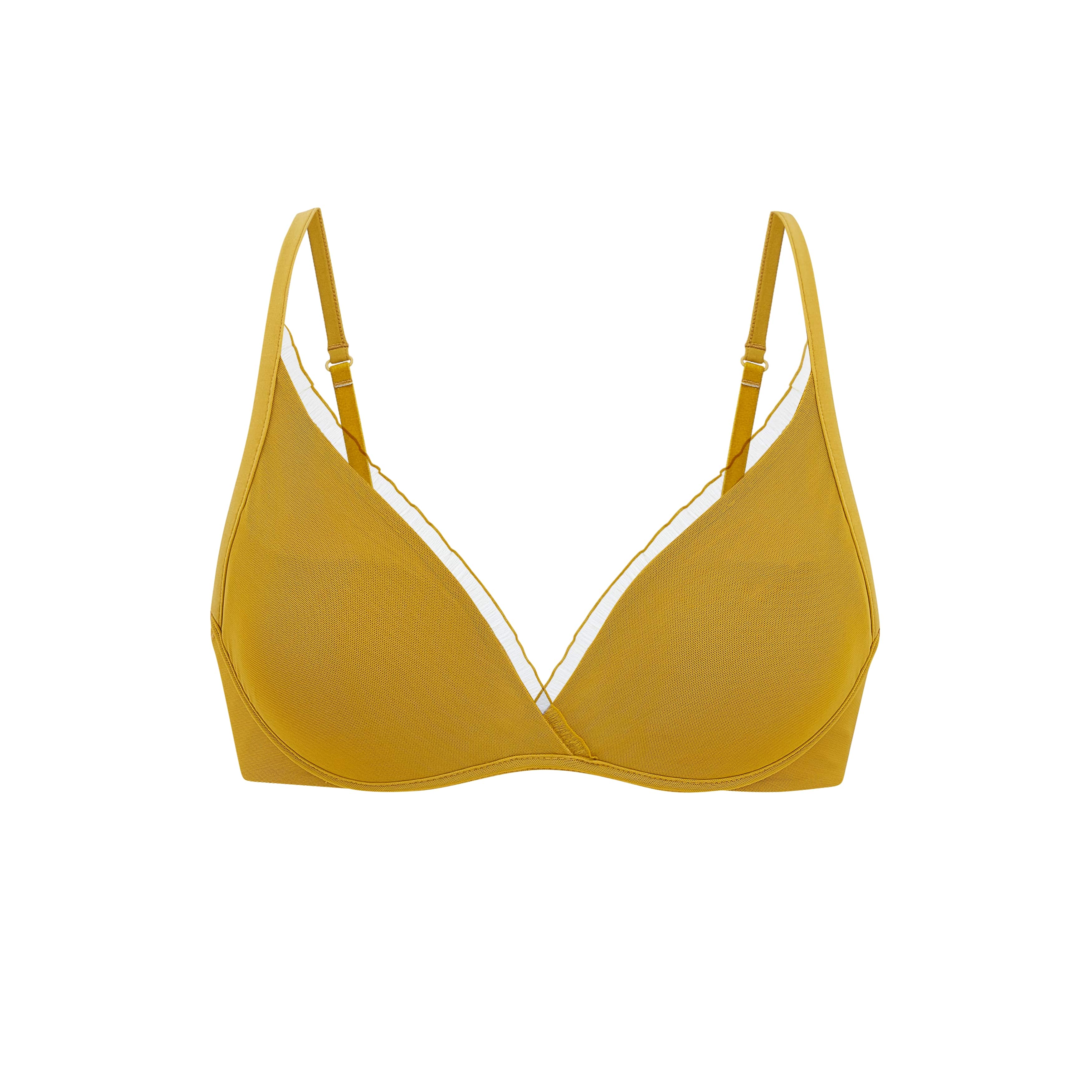 A yellow bra