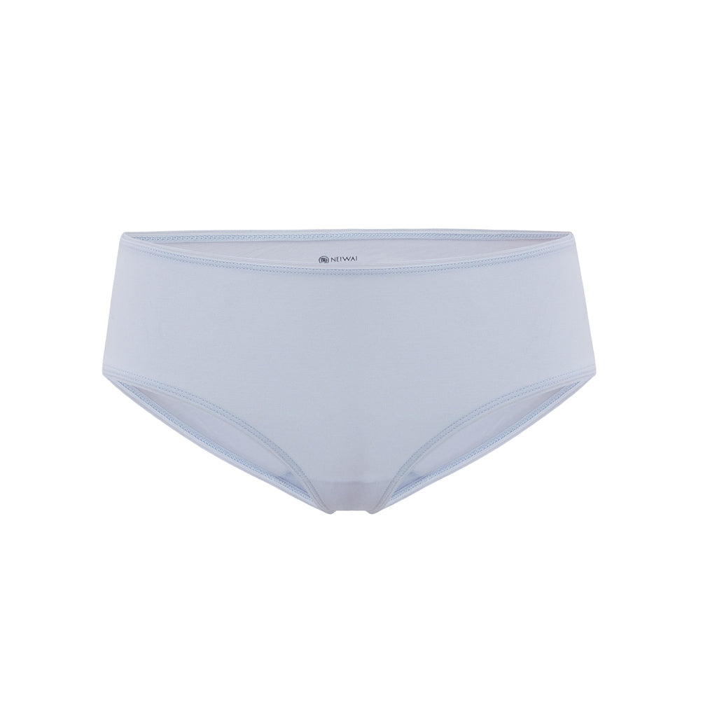A pair of light blue panties