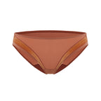 flat lay of orange brief