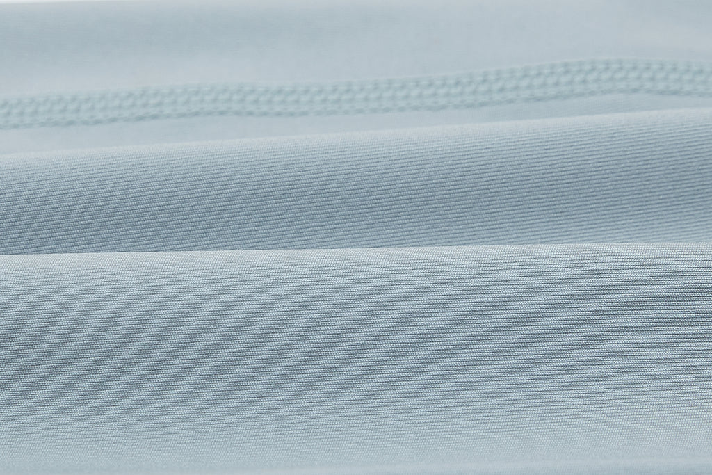 Closeup of aqua fabric