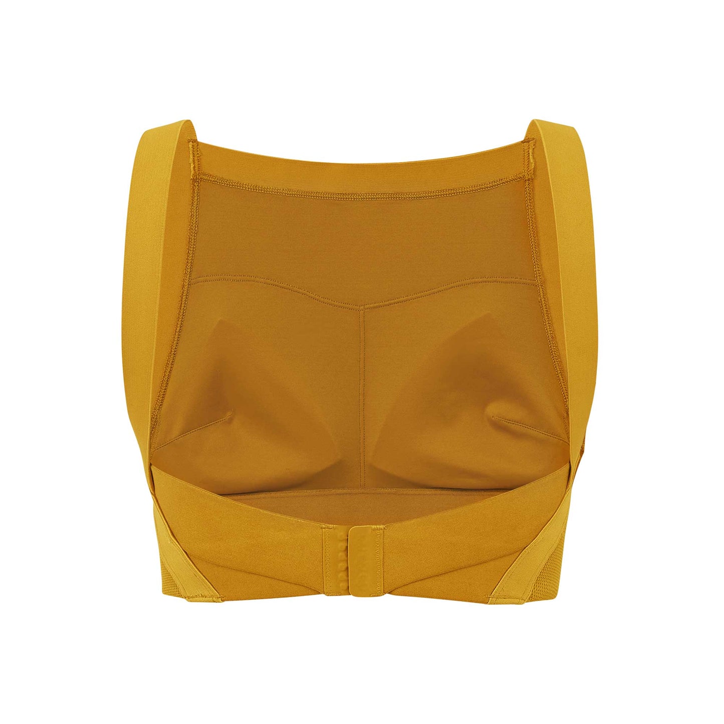 back of yellow bikini top
