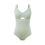 light green swimsuit