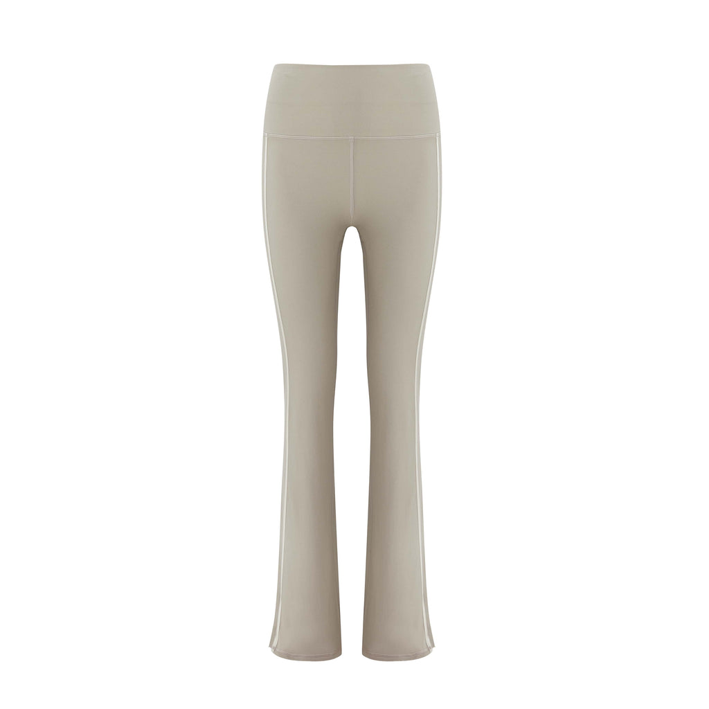 a grey flare leggings