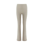 a grey flare leggings
