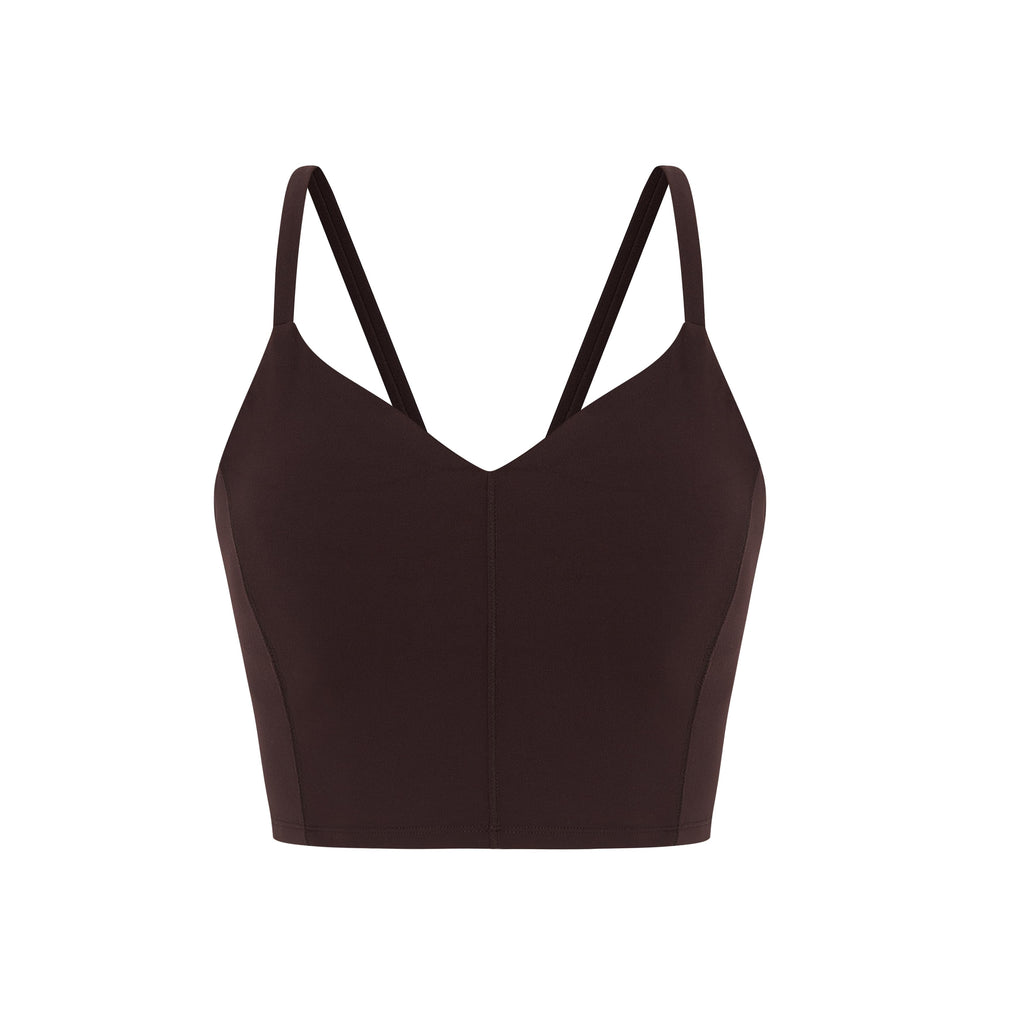 brown sports bra