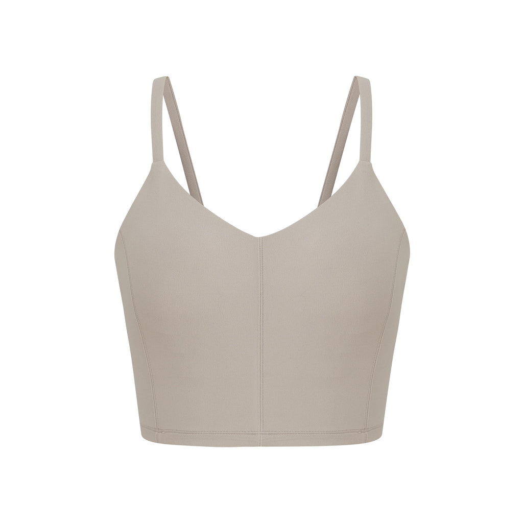 grey sports bra