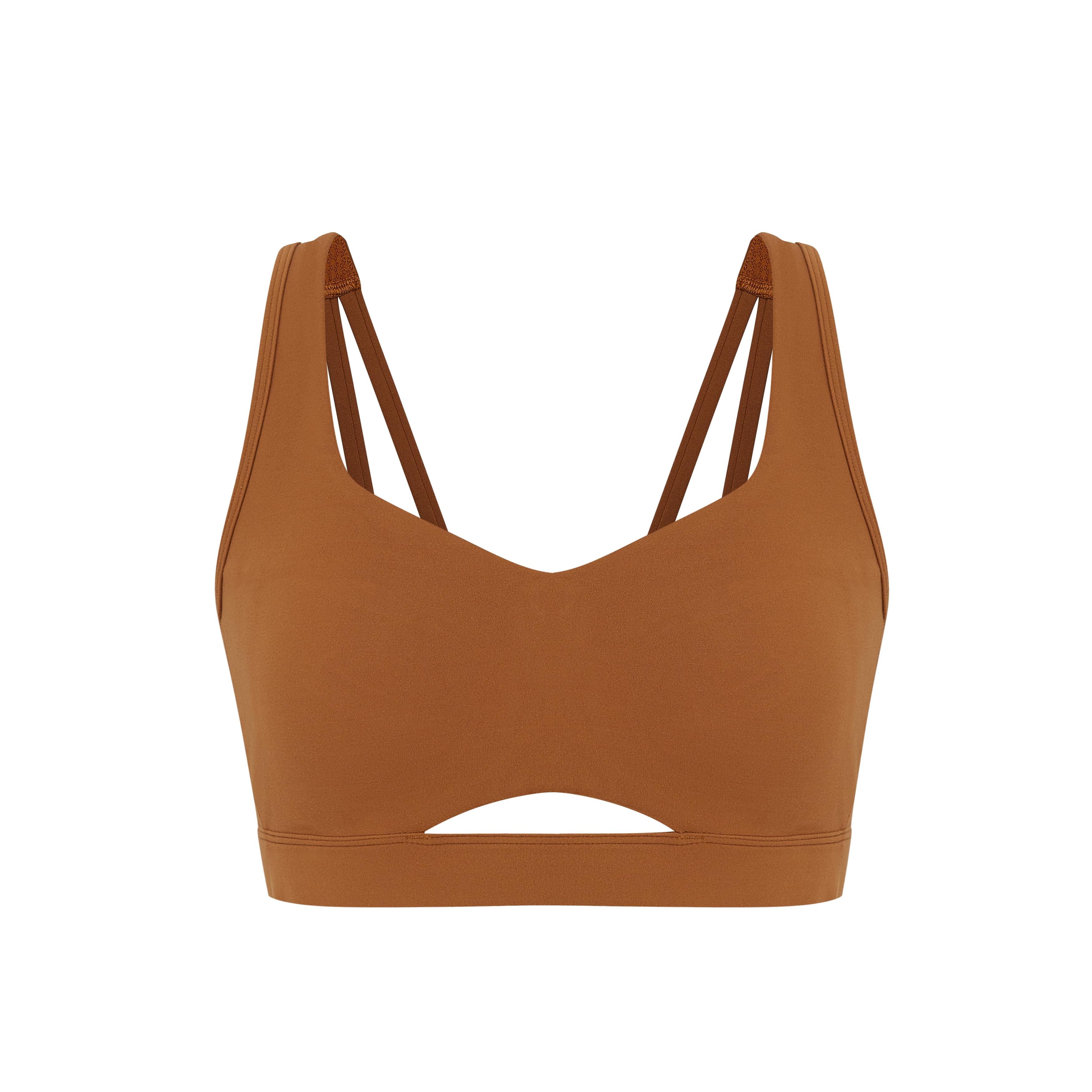 yellow sports bra