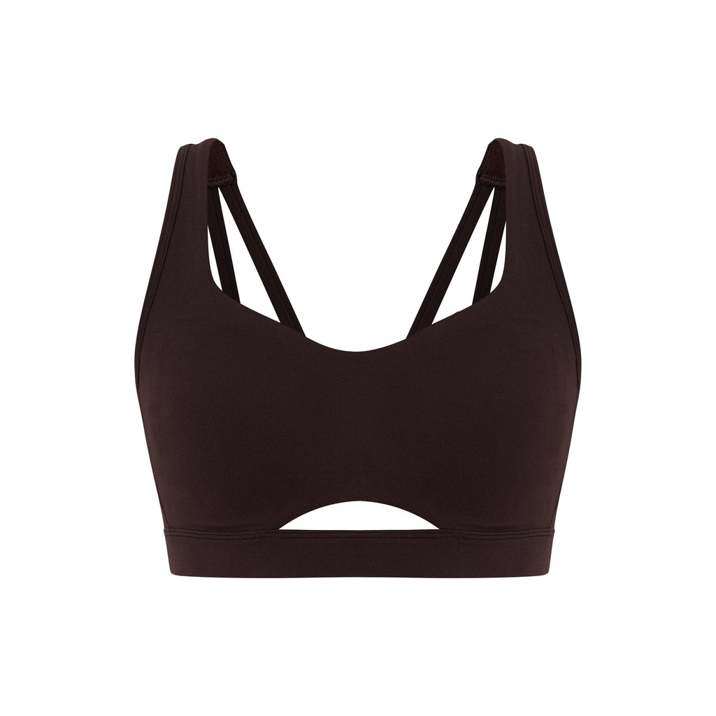 brown sports bra
